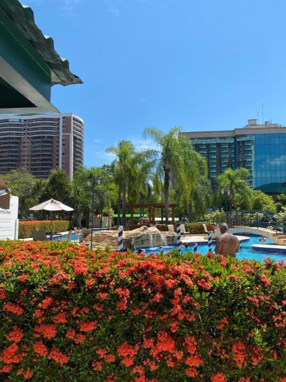 Barra Da Tijuca - 508 - De Frente Para Maravilhosa Piscina - Estacionamento Gratuito - Academia Comphania Atletica - Balsa Para Praia Gratis - Microondas - Geladeira Grande - Recepcao 24Horas - Wi-Fi - Com Pia Rio de Janeiro Exterior photo